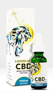 LIONHEART (MT) - Orange CBD Tincture || Lionheart || 500mg.