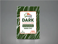 Dark Chocolate Bar Infused with Lion's Mane Mushrooms and THC