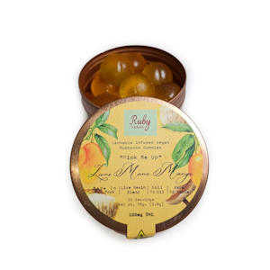 RUBY FARMS - "Pick Me Up" - Lion's Mane Mango gummies