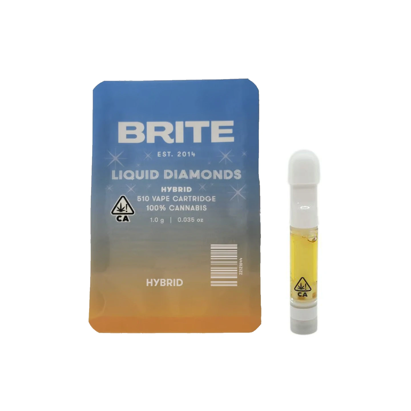 Brite Labs - Brite Labs Sunset Sherbet Liquid Diamonds Cartridge 1.0g Main Image