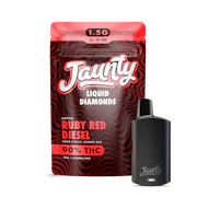 Jaunty | Ruby Red Diesel | Liquid Diamonds | AIO | 1.5g