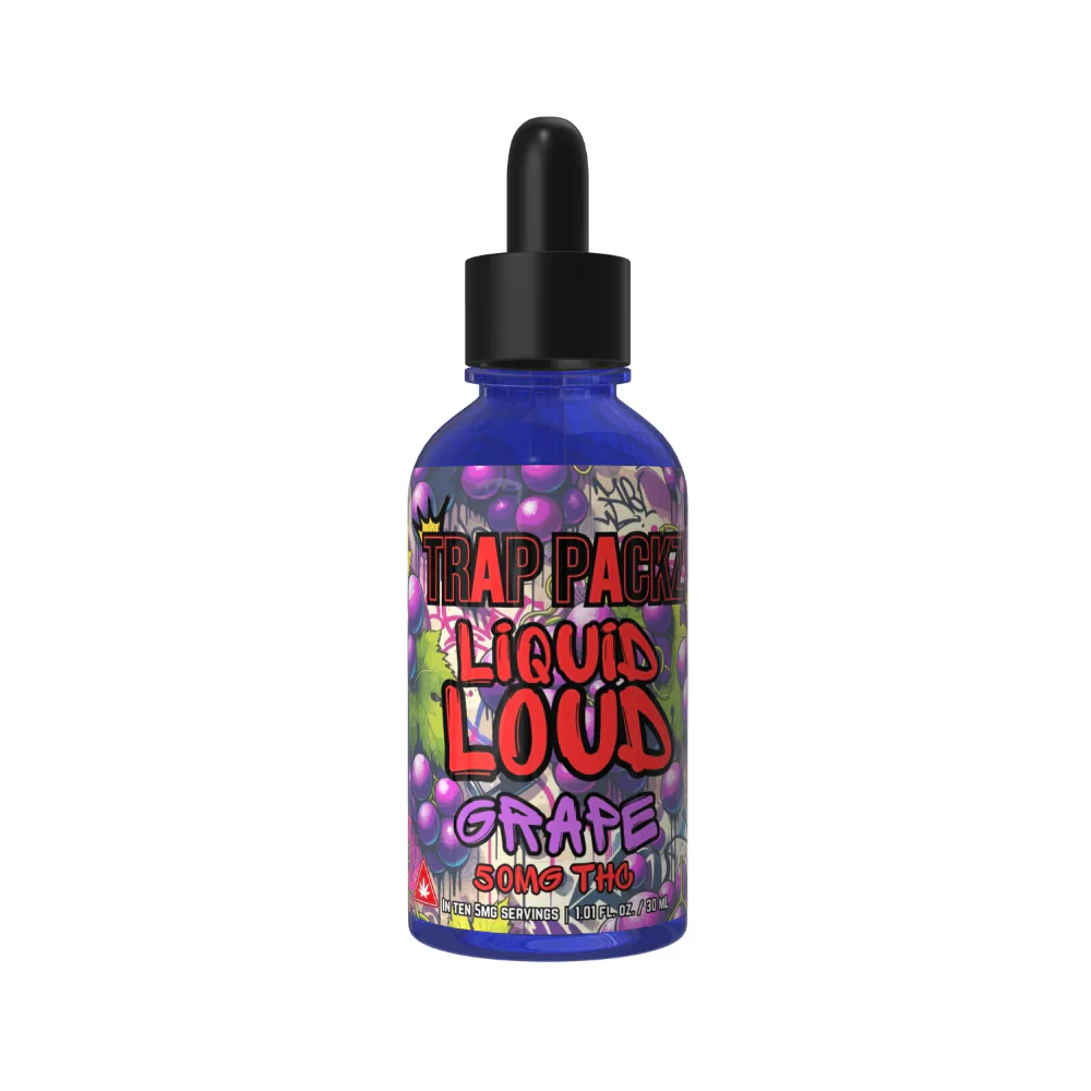 Trap Packz - Liquid Loud Grape Tincture 50mg THC Main Image