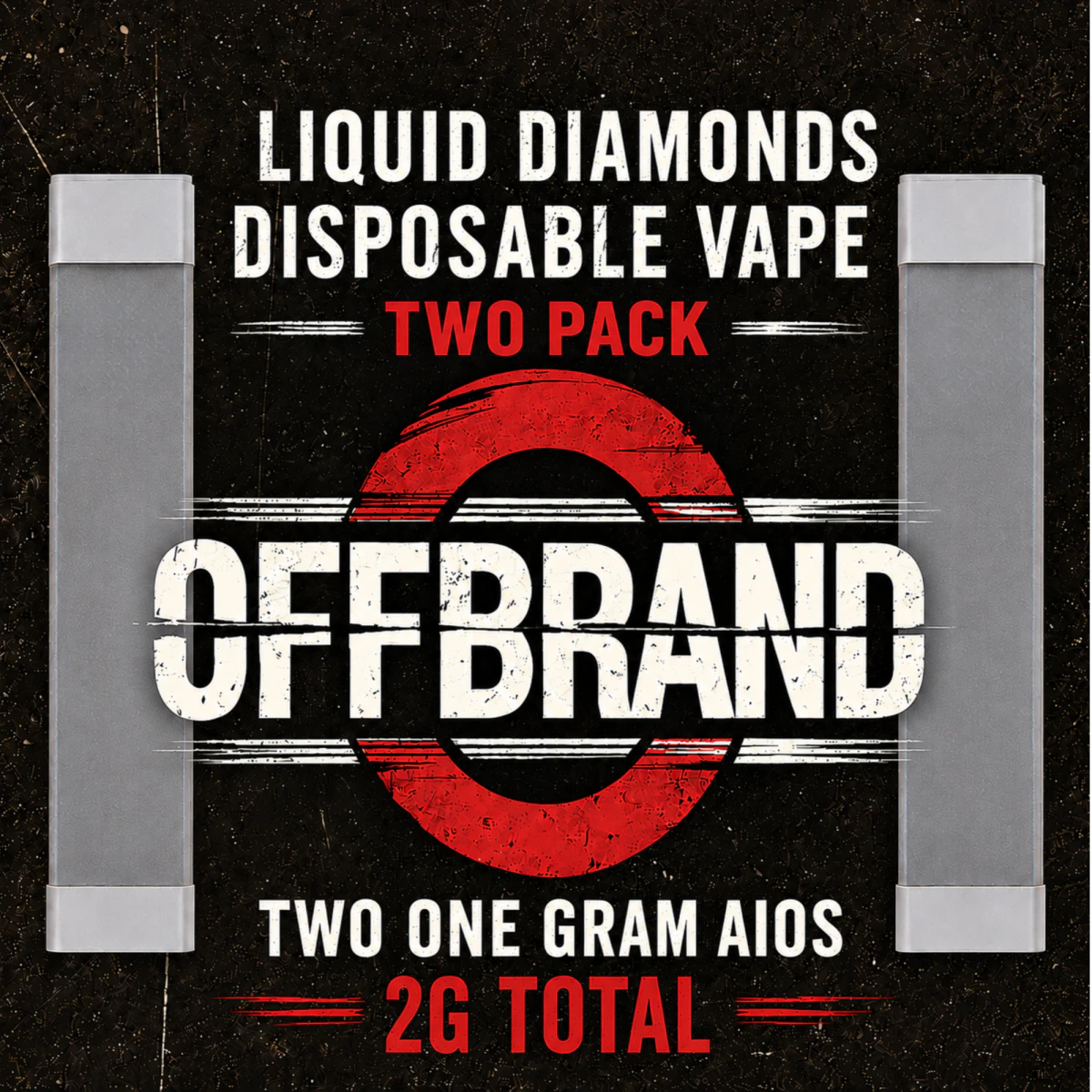 Offbrand - Northern Lights | 2 x 1g Liquid Diamonds AIO Disposable Vapes | TAX INCLD Main Image