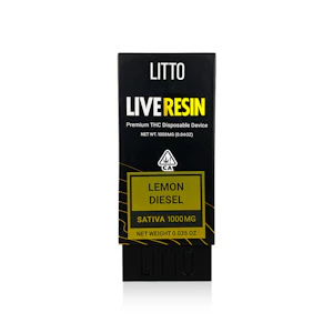 LITTO - LITTO - Disposable - Lemon Diesel - Live Resin - 1G