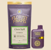 B6 Florist Farms Chem Spill Live Resin Vape 1g