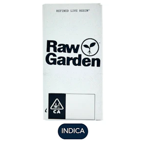 RAW GARDEN - Raw Garden - Live Resin - Blueberry Cookies - Vape Cart - 1.0g