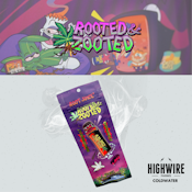 Rooted & Zooted Live Resin Disposable Grape Ape/Gummy Bear 1g