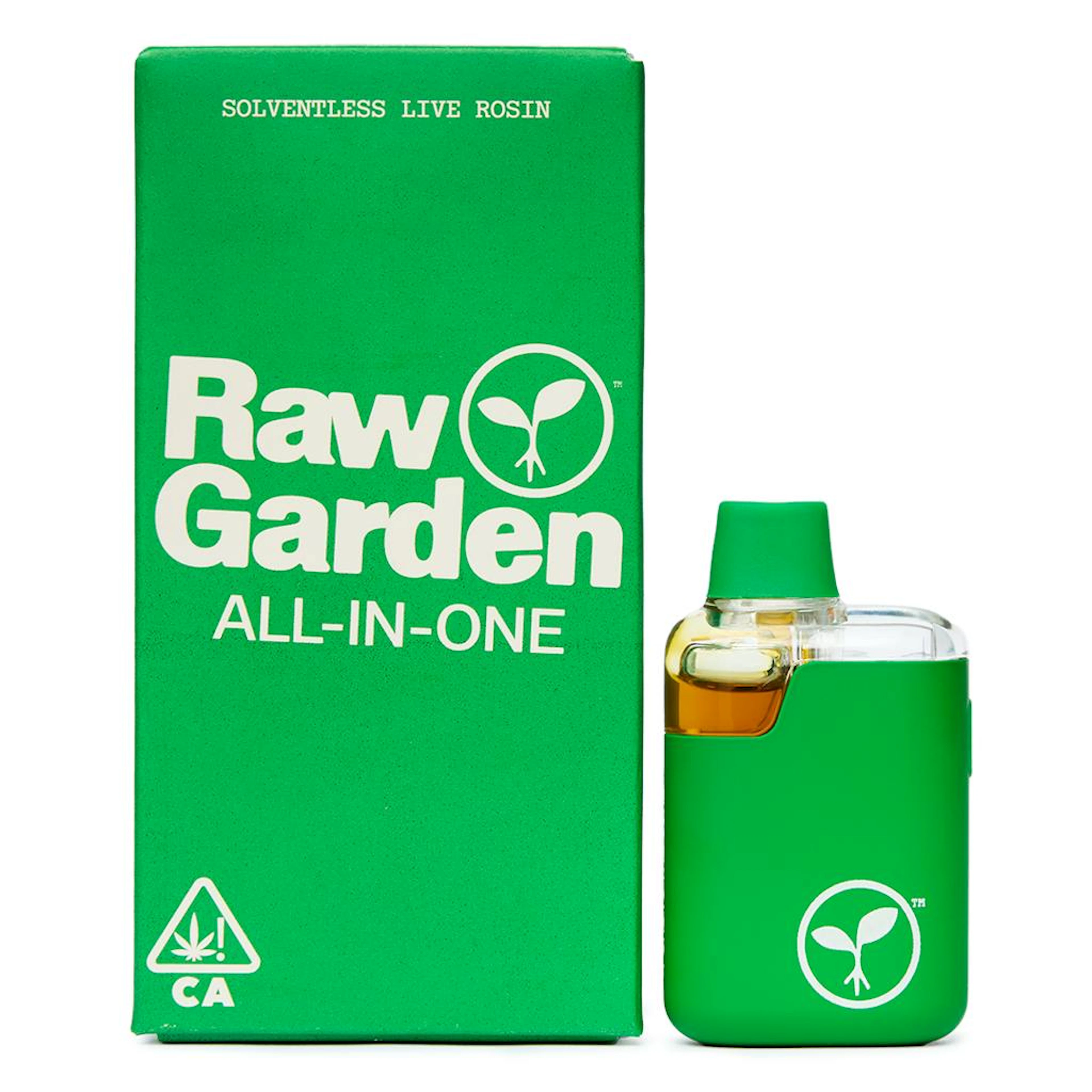 Raw Garden Hashburger Solventless Live Rosin All-In-One 1.0g