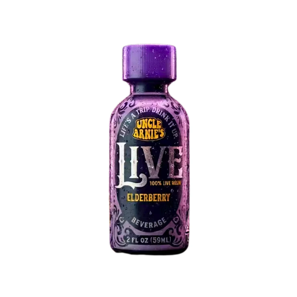 Uncle Arnies - Uncle Arnie's Elderberry 100% Live Rosin 2oz Non-Carbonated Beverage 100mg Main Image