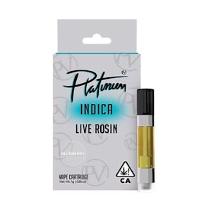 PLATINUM VAPE - Platinum Vape- Strawberry Fields Live Rosin Cart 1.0g