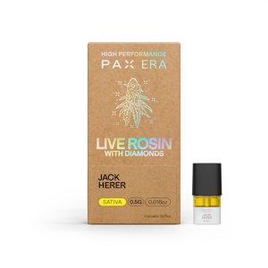 PAX - Jack Herer | Pax | Pod | Live Rosin + Diamonds | 0.5g