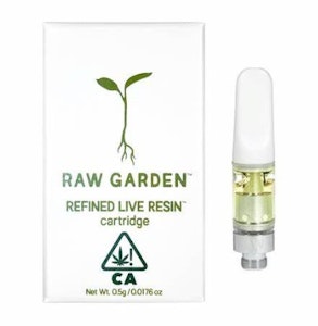 RAW GARDEN - Raw Garden - Gelato Slushy - 0.5g Refined Live Resin Vape Cart