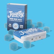 Sour Blue Razz | Live Rosin Gummies | 100mg/10 Pieces