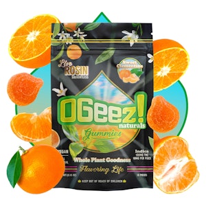 OGEEZ - OGeez! | 10pk Live Rosin Gummies | Vegan Sweet Clementine | 100mg