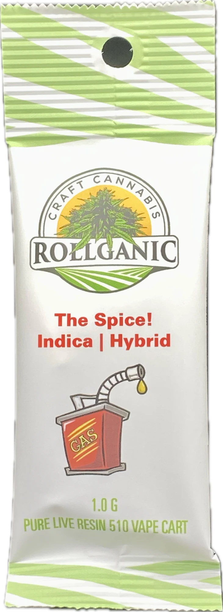ROLLGANIC - Rollganic- The Spice! 1g Live Resin 510 Cart Main Image