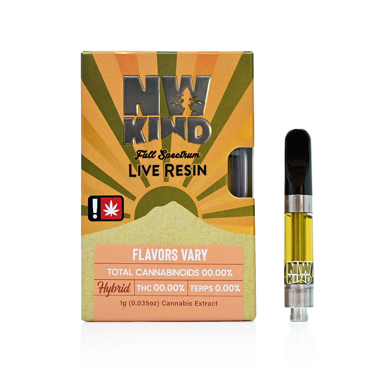 NW KIND - NWK | Sunset MAC | 1.0g Hybrid Live Resin Cartridge Main Image