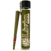 Grape Z 1g Bubble Hash Infused (Palm Cones) Pre-Roll - Livin Solventless