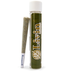 LIVIN SOLVENTLESS - The Soap 1g Bubble Hash Infused Pre-Roll - Livin Solventless