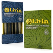 Berry Blitz 5g 5 Pack Bubble Hash Infused PreRolls - Livin Solventless