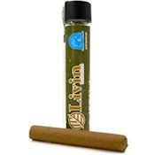 Banana Jealousy 2g Bubble Hash Infused Blunt - Livin Solventless