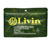 Tamarindo Habanero 100mg Live Rosin 10 Pack Gummies - Livin Solventless