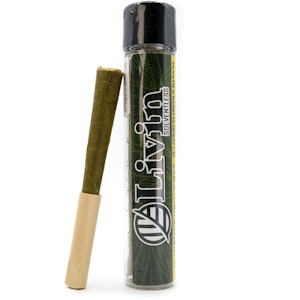 LIVIN SOLVENTLESS - Cake Z 1g Bubble Hash Infused (Palm Cone) Pre-Roll - Livin Solventless