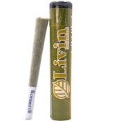 Grape Z 1g Bubble Hash Infused Pre-Roll - Livin Solventless