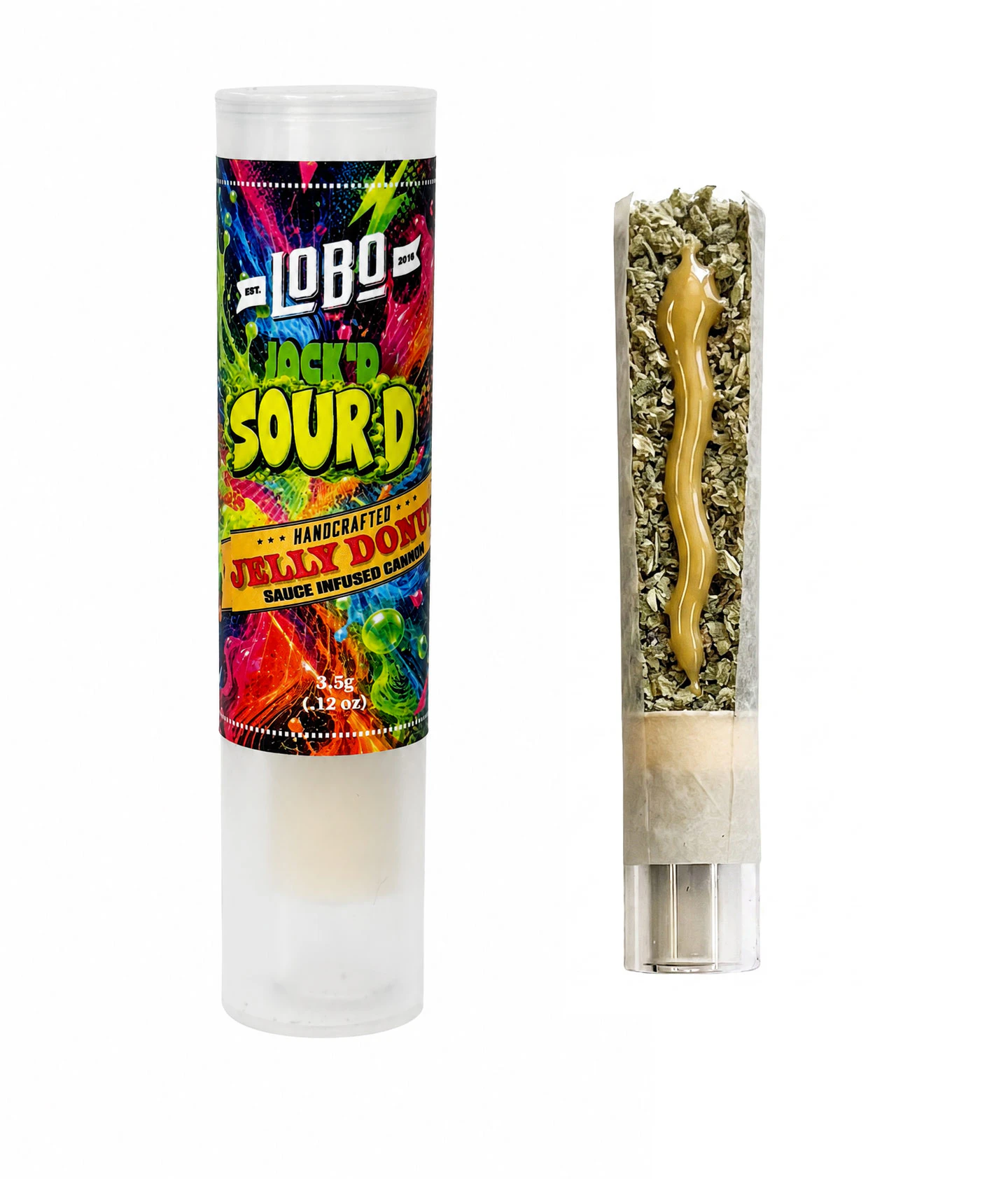 Lobo - Lobo | Jack'd Sour D | Infused Preroll | 3.5g Main Image