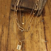 Lock in Love Necklace (ZAD)