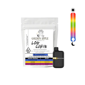Golden Apple Cannabis Co. - Log Cabin Liquid Diamonds All-In-One Vaporizer