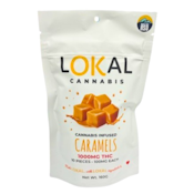 Lokal | Caramel | THC | 10pk |1000mg