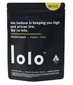 Lolo Blueberry x Hazy Kush NUGS 1/2 29%