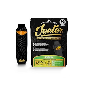 JEETER - Jeeter Concentrates Lone Wolf Live Resin All-In-One Vape 1.0g