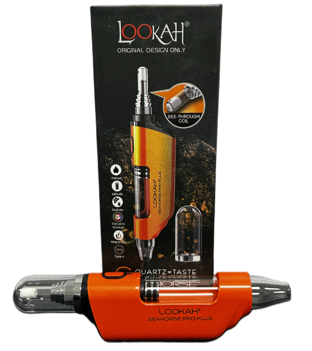 Lookah - Lookah Seahorse | Pro Plus | Dab Vaporizer | Orange Main Image