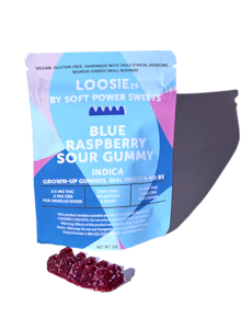Soft Power Sweets - Blue Raspberry | Gummy | 25mg | Soft Power Sweets Loosie