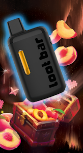 Loot Bar - Peachy Ringz, Flavored Liquid Diamonds Disposable, 2g