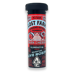 Lost Farms - Lost Farm - Gummies - Cherry Illuminati Og Rosin - 10pk - 100mg