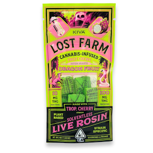 Lost Farms - Lost Farm - Chews - Dragon Fruit Trop Cherry - 10pk - 100mg