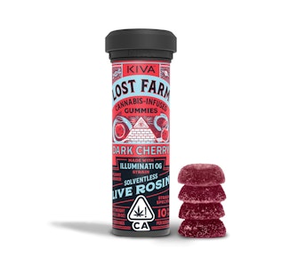 LOST FARM - Lost Farm - 100mg Live Rosin Gummies - Dark Cherry x Illuminati OG 