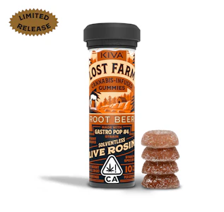 KIVA - Lost Farm Gummies Root Beer Gastro Pop #4 Rosin | Kiva | 100mg