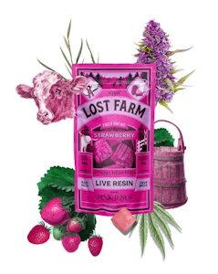 LOST FARM - Lost Farm | Pink Jesus | Live Resin Strain-Specific Chews | 100mg