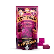 Lost Farm - 100mg Rosin Chews - Pomberry - Kush Mints