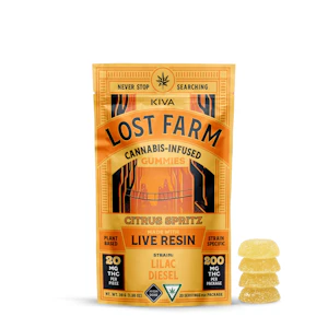 KIVA - Lost Farms Live Resin - Citrus Spritz - 200MG