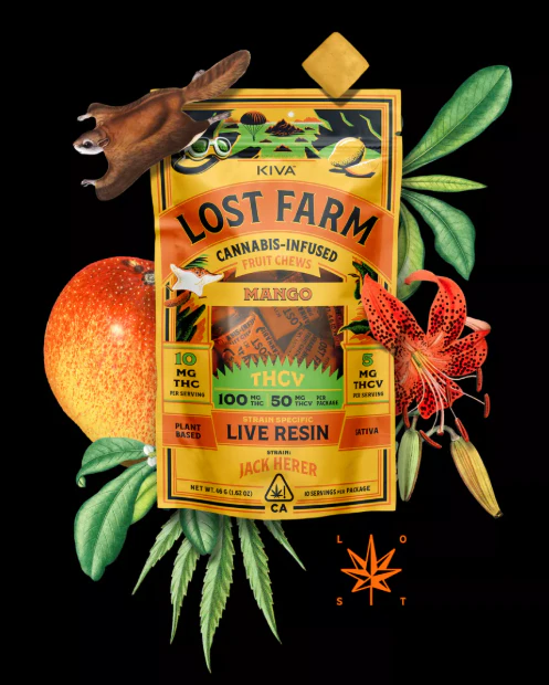 Lost Farm - Mango Jack Herer Chews THCv 10:5 Main Image