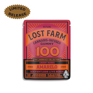LOST FARM - Lost Farm - 100mg Live Rosin Gummy - Cherry Mango x Amarelo 