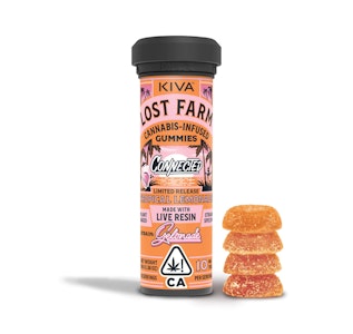 LOST FARM - [Lost Farm x Connected] Live Resin Gummies - 100mg - Tropical Lemonade Gelonade  (S/H)