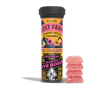 LOST FARM - Lost Farm Pink Pineapple x Sour Dream Live Rosin Gummies