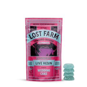 LOST FARM - Lost Farm | Live Resin Gummies (10ct) | Raspberry | 100 mg
