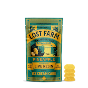 Lost Farm | Live Resin Gummies (10ct) | Pineapple | 100 mg