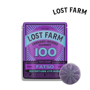 Lost Farms - Triple Berry x Fatso Live Rosin Gummy